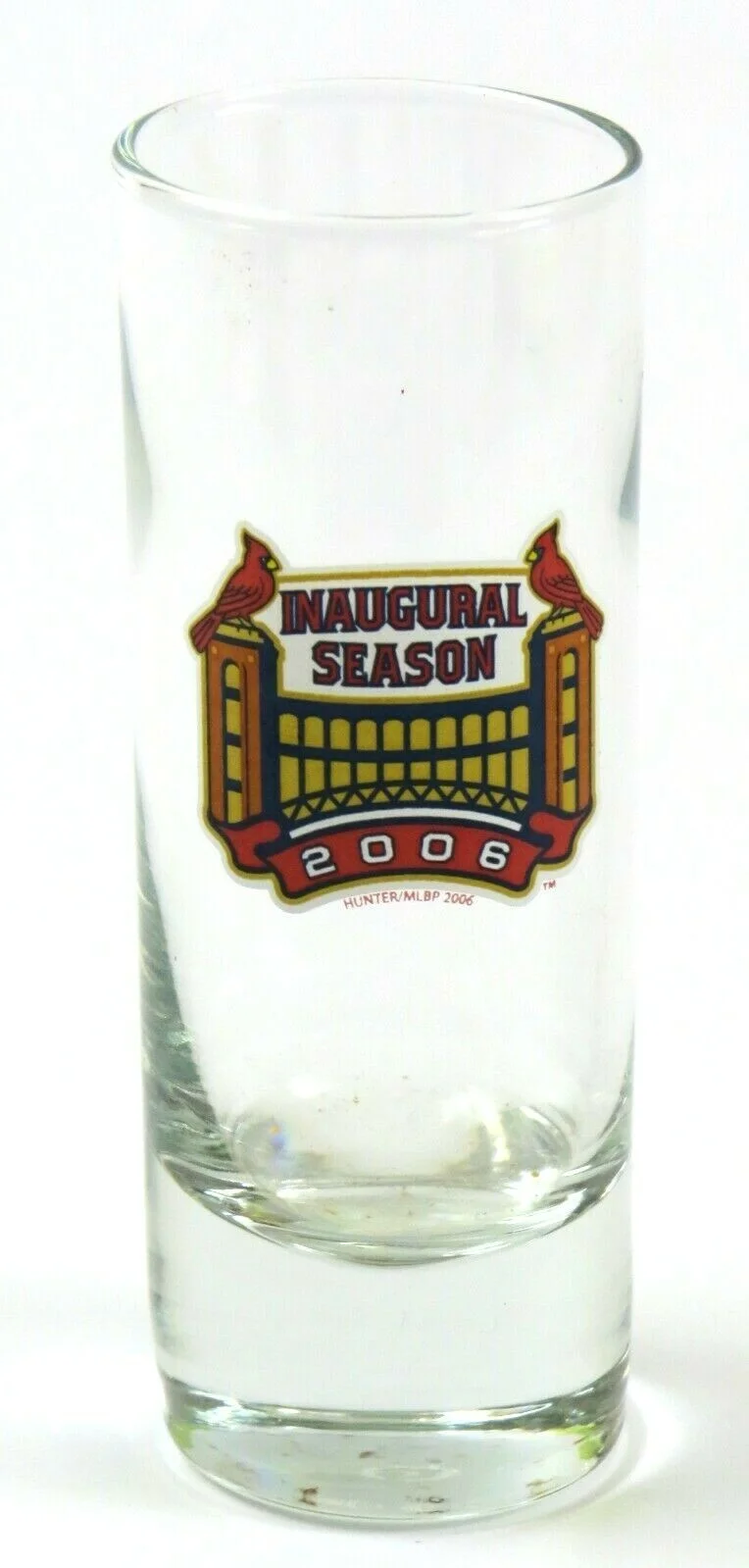 St. Louis Cardinals Inaugural Season 2006 Souvenir Clear Glass Shot Glass