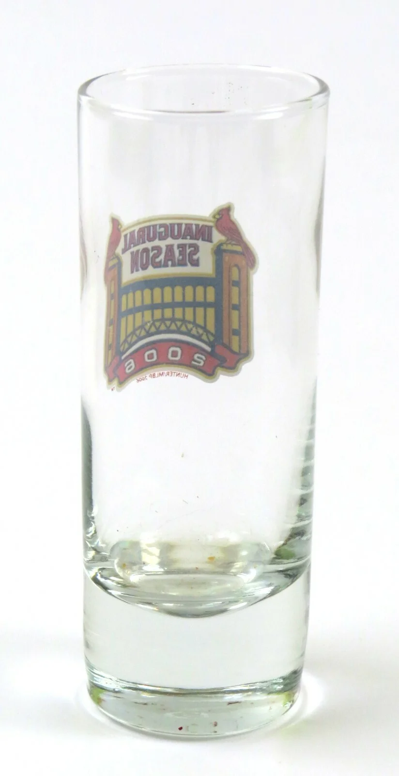 St. Louis Cardinals Inaugural Season 2006 Souvenir Clear Glass Shot Glass 4