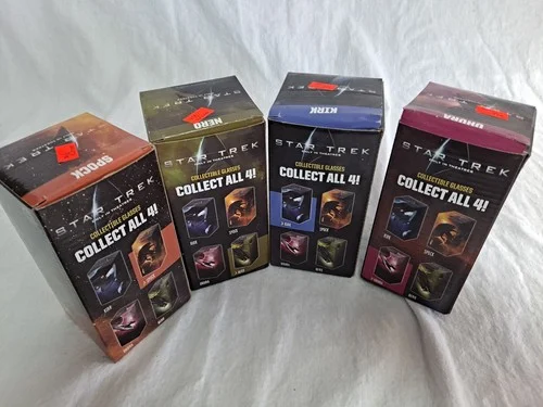 Star Trek 2009 Movie-Collectible 4 Glass Set - Complete Set- NIB 2
