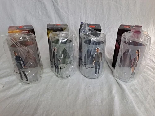 Star Trek 2009 Movie-Collectible 4 Glass Set - Complete Set- NIB 3