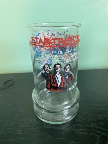 Star Trek 3 The Search For Spock 1984 Taco Bell Enterprise Destroyed Glass