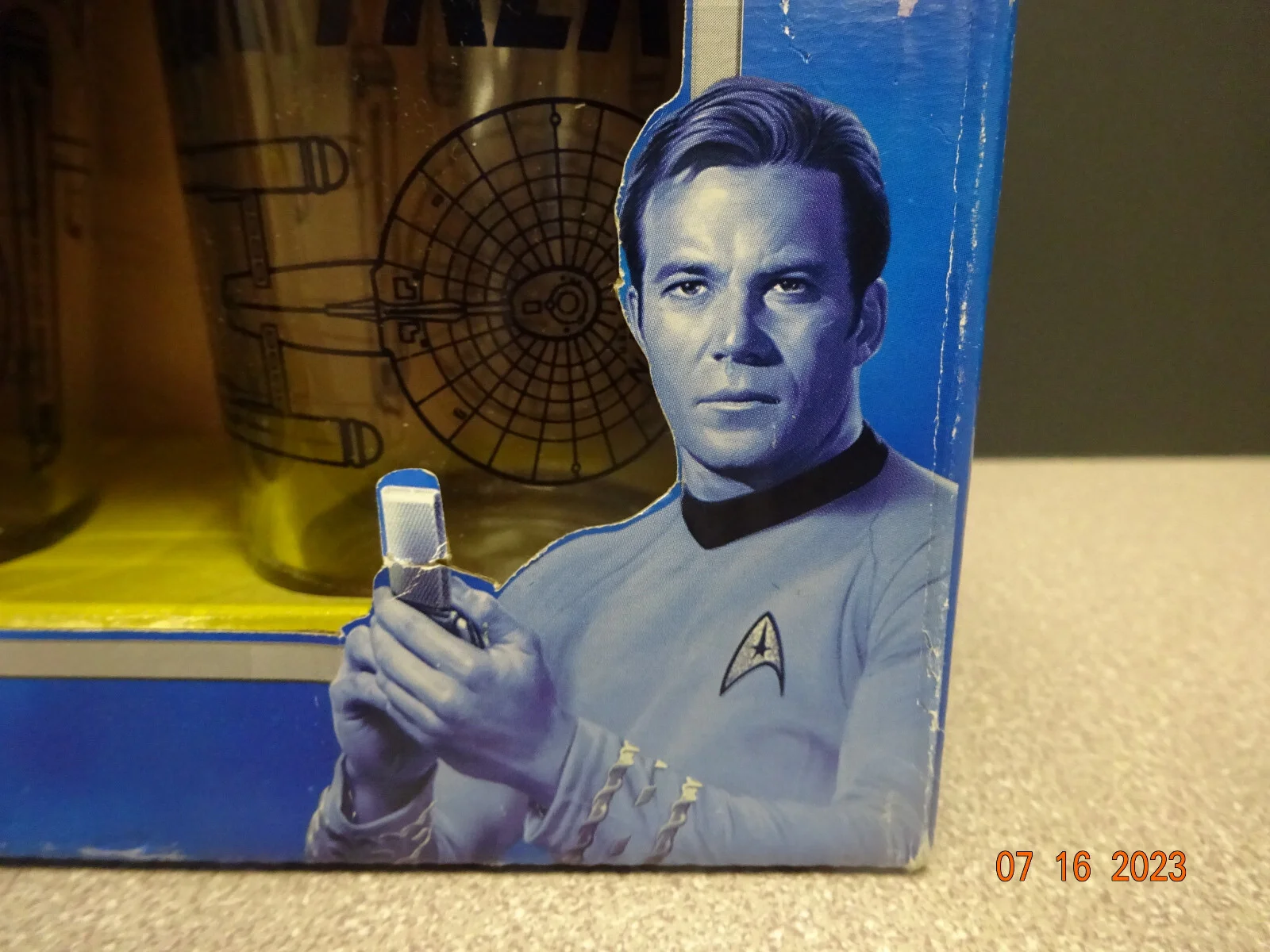 Star Trek NCC-1701 The Original Series Set of 2 Glasses Vandor #54194 NEW in Box 4