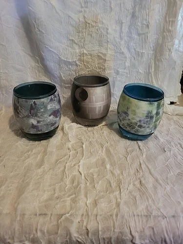 STAR WARS RolyPoly Drinking Rocks Glassware set/3