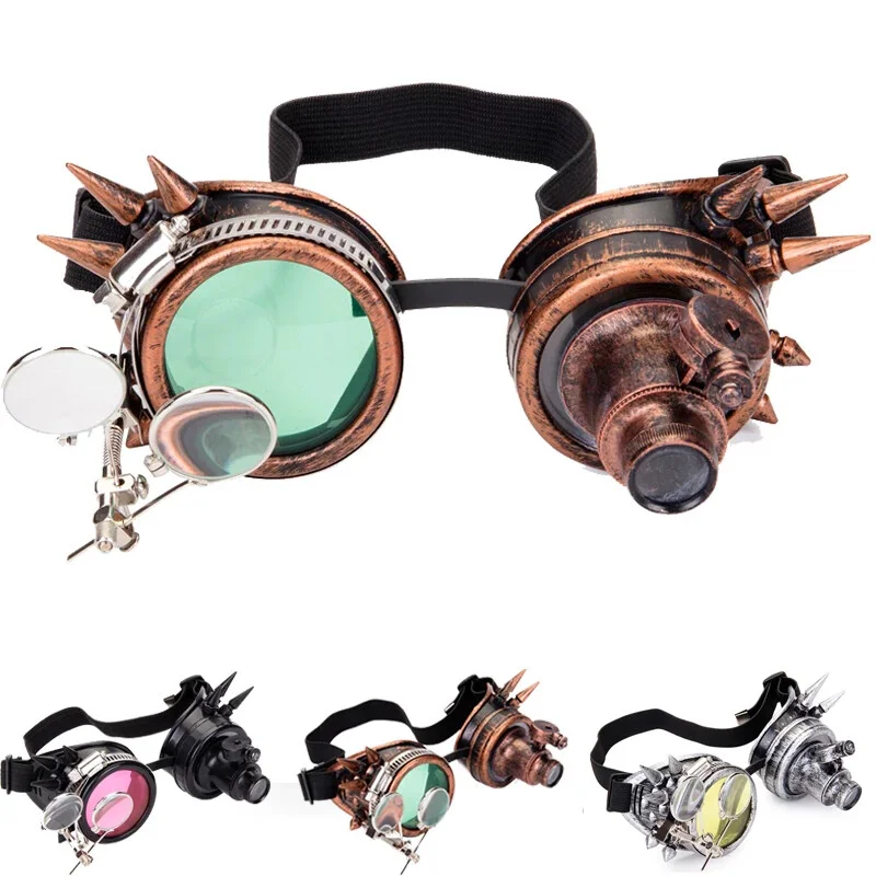 Steam Punk Goth Tinker Tom Fallout Post Apocalyptic Goggles. 2