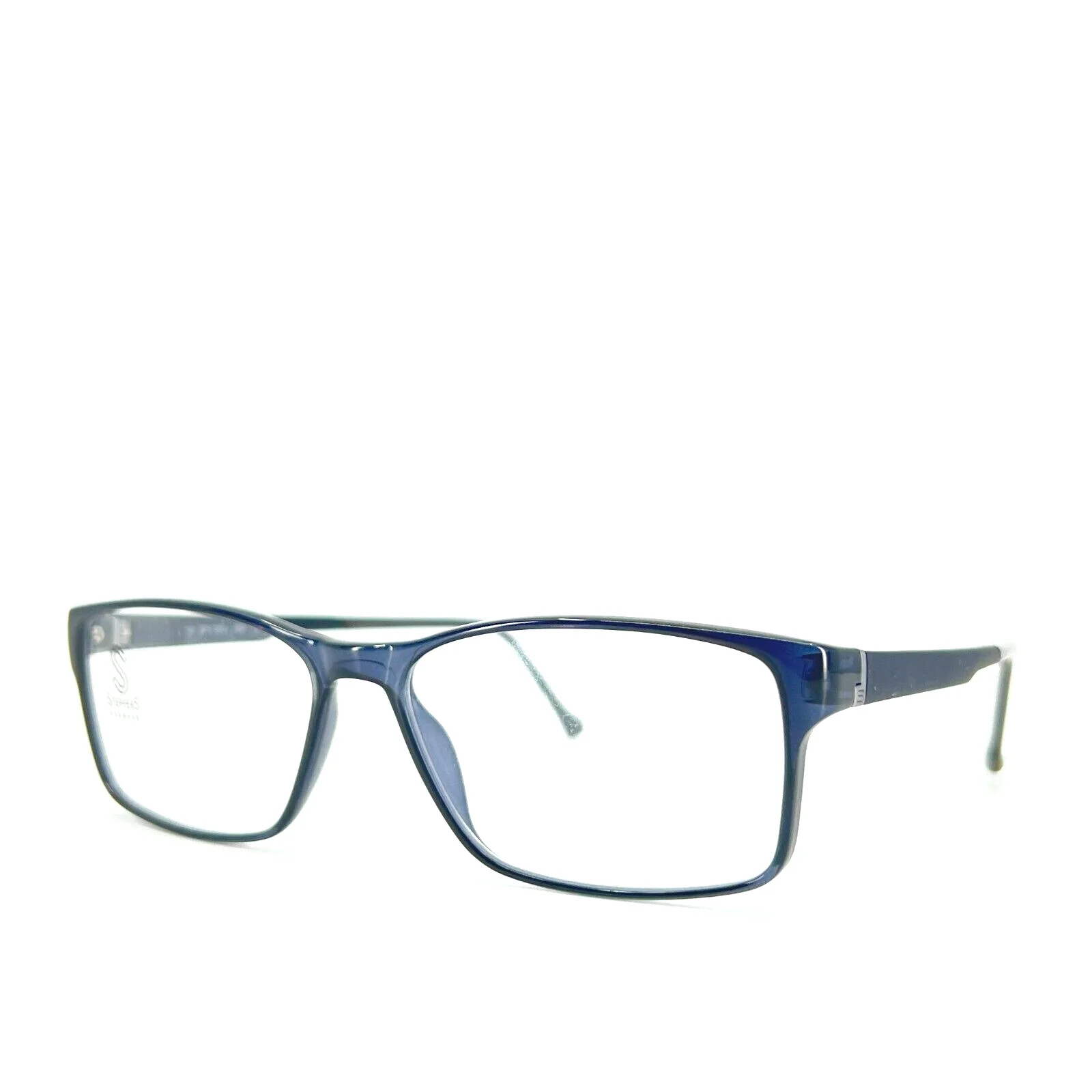 Stepper Eyeglasses STS-10055 F990 Blue Black Rectangular Frames 54[]15 140 mm 1