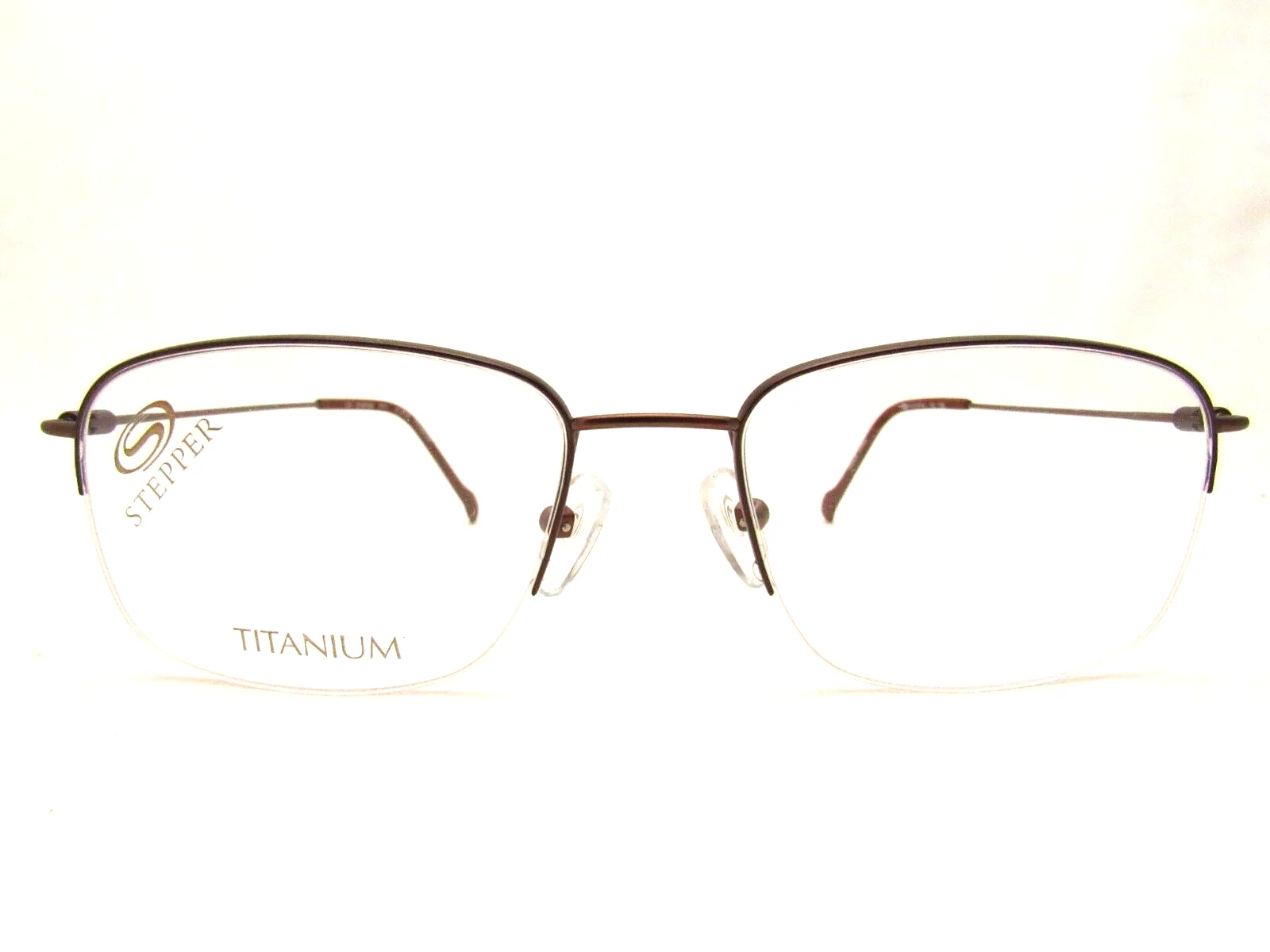 Stepper SI-60160 Brown 51 x 18 135 mm Titanium Eyeglass Frame and Case