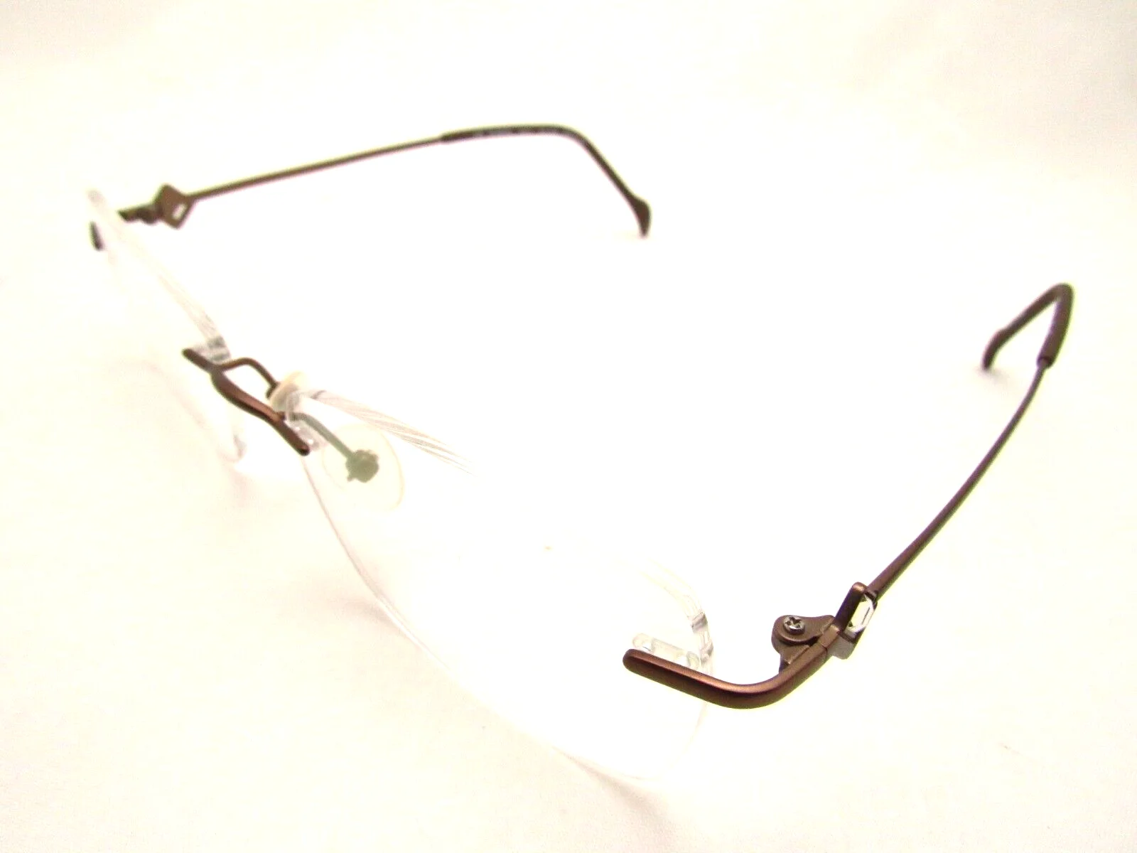 Stepper SI-96435 Brown F011 53 x 15 135 mm Drill Mount Eyeglass Frame and Case 3