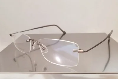 STEPPER SI84543 Titanium Rimless eyeglasses Frame Gunmetal 54mm Light weight
