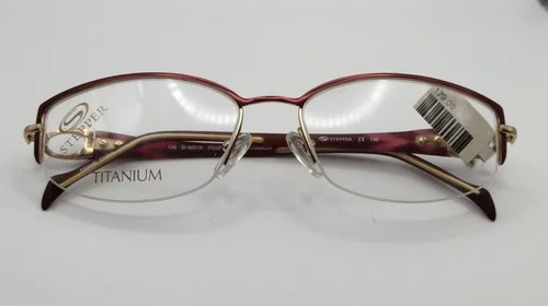 Stepper Titanium SI 50018 Eyeglasses Frames Only 16 52 130
