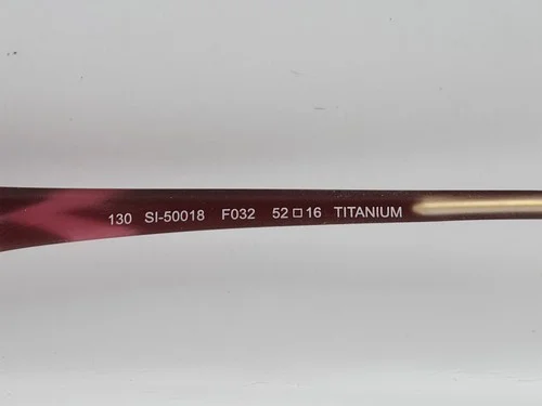 Stepper Titanium SI 50018 Eyeglasses Frames Only 16 52 130 4