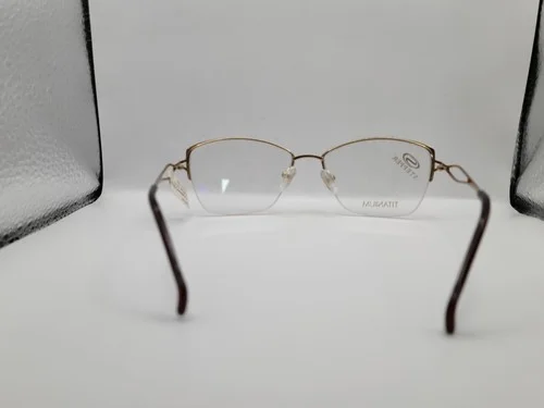 Stepper Titanium SI 50027 Eyeglasses Frames Only 17 54 135 Half Rim 3