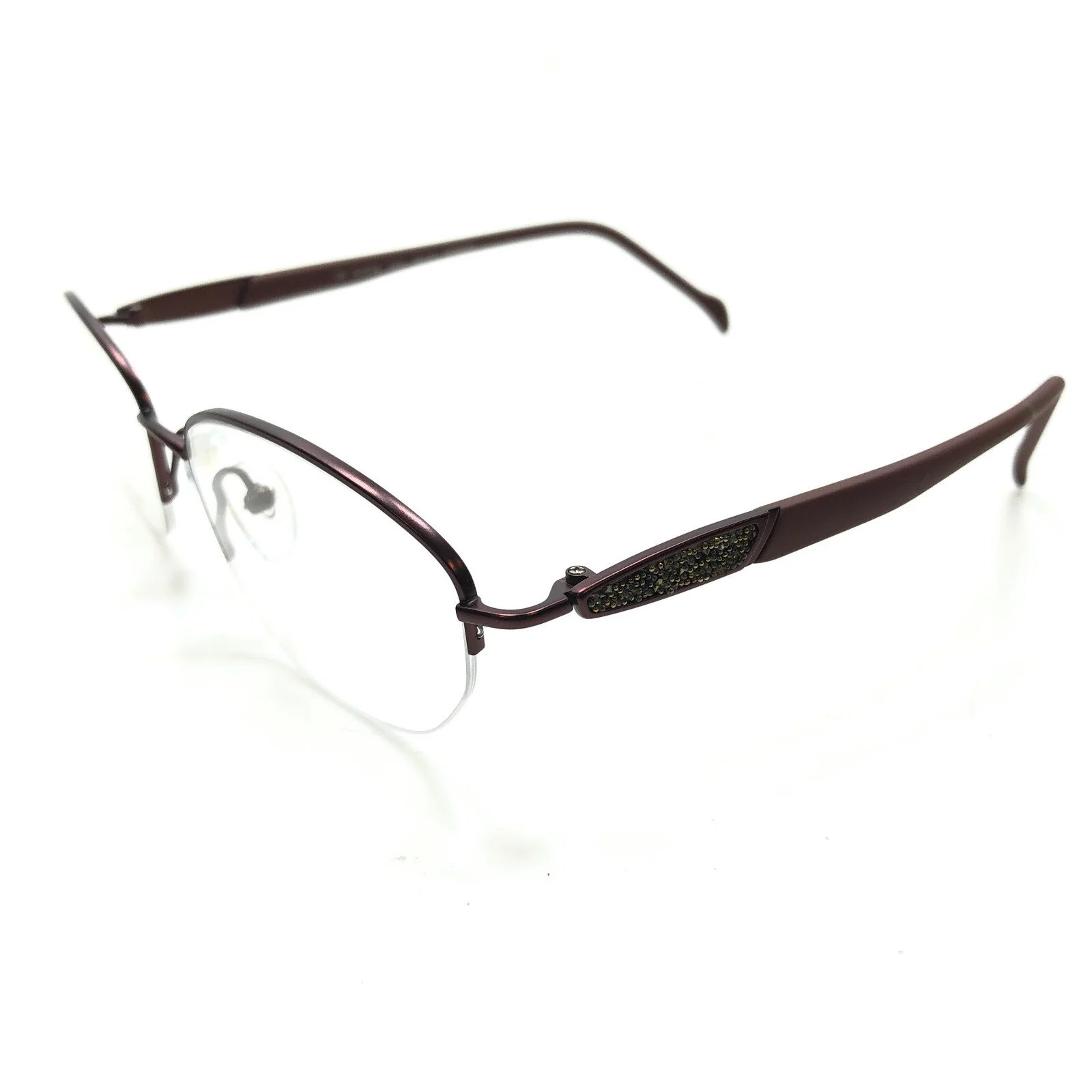 Stepper Titanium SI-50198 F030 Burgundy Half Rim Prescription Eyeglasses Frames 3