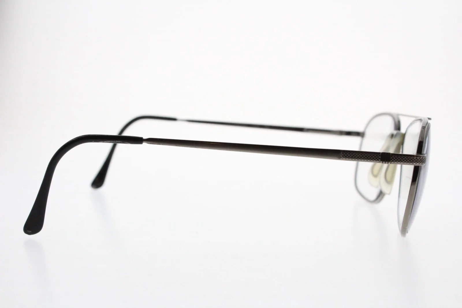 STETSON 178 ZYLOWARE 058 EYEGLASSES AVIATOR SILVER FULL RIM FRAME 4