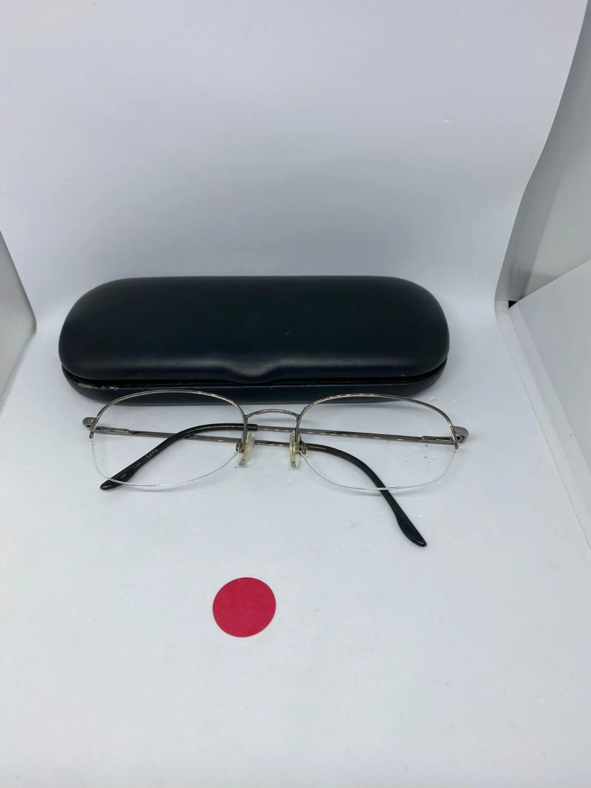 Stetson Eyeglass Frames SILVER Half Frame