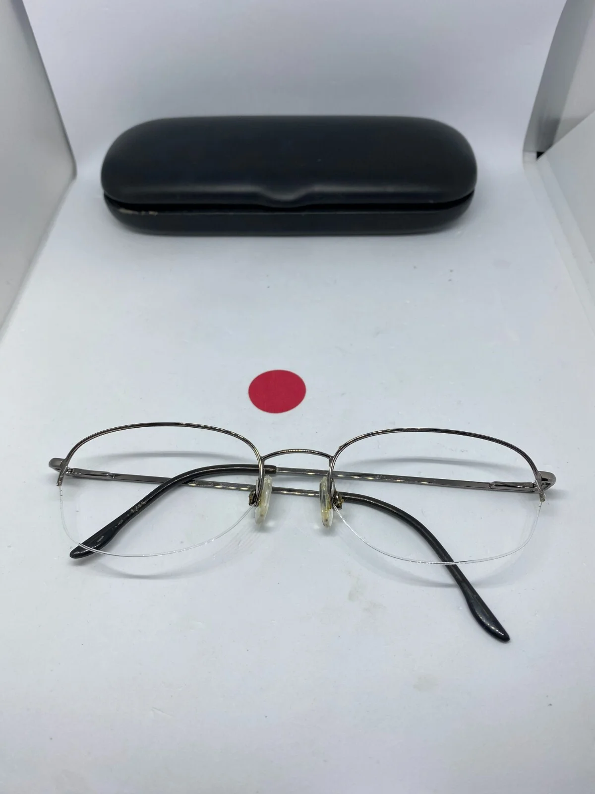 Stetson Eyeglass Frames SILVER Half Frame 2