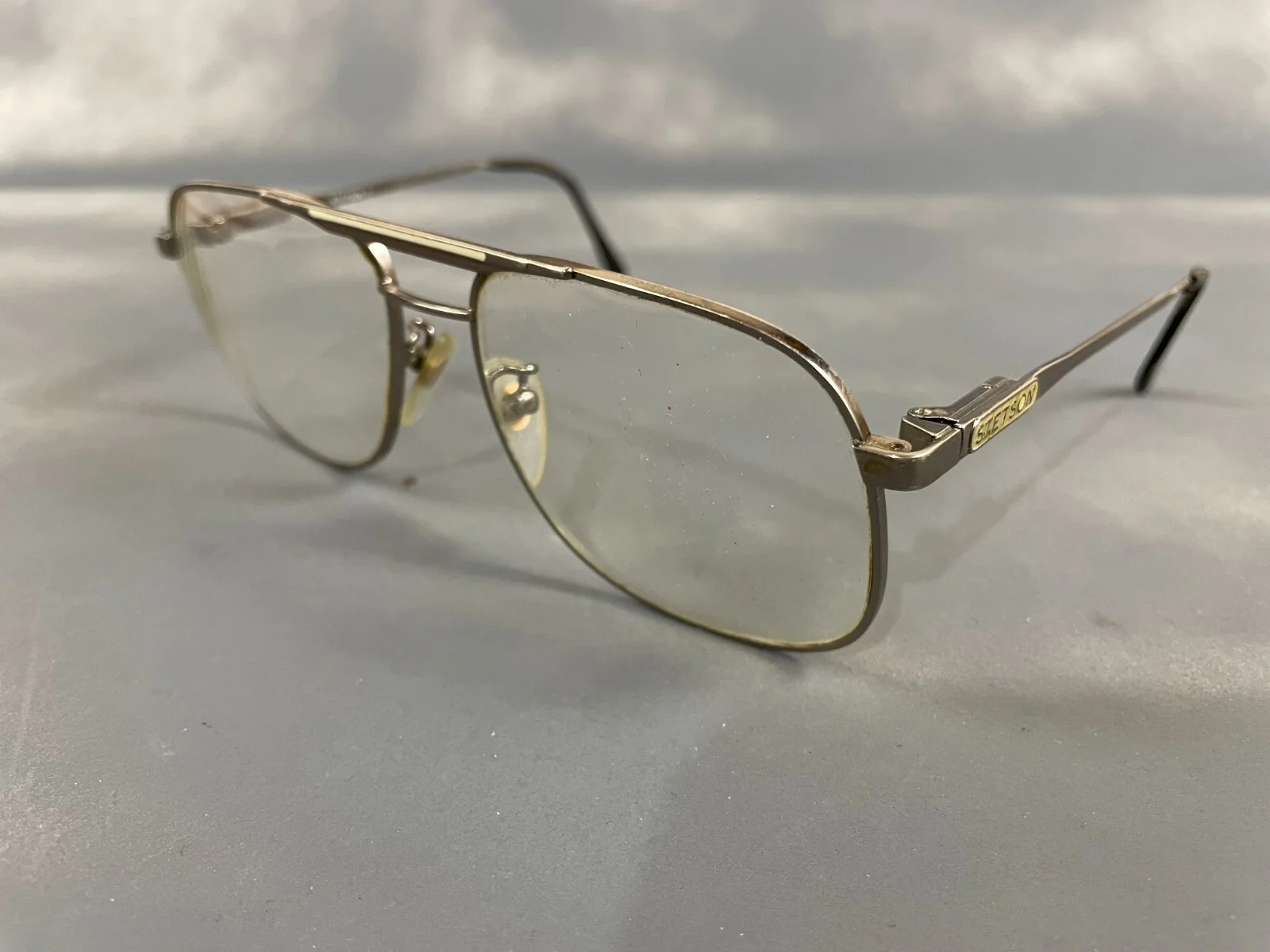 Stetson Gunmetal Eyeglasses Zyloware 058 56-18-140