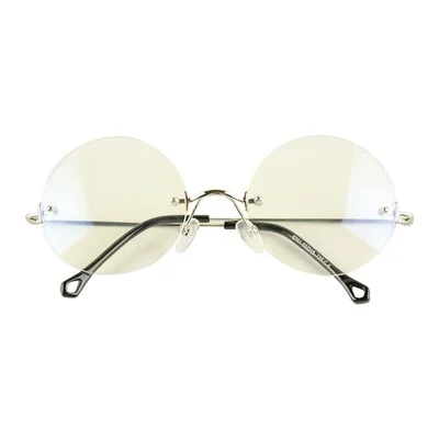 Steve Jobs Round Rimless Glasses Costume Apple Eye John Lennon Company Movie 2