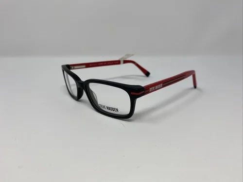 STEVE MADDEN Eyeglasses Frame SKOLLAR 46-15-125 Black/Red Full Rim NH05 2