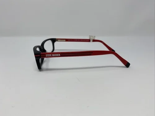 STEVE MADDEN Eyeglasses Frame SKOLLAR 46-15-125 Black/Red Full Rim NH05 3