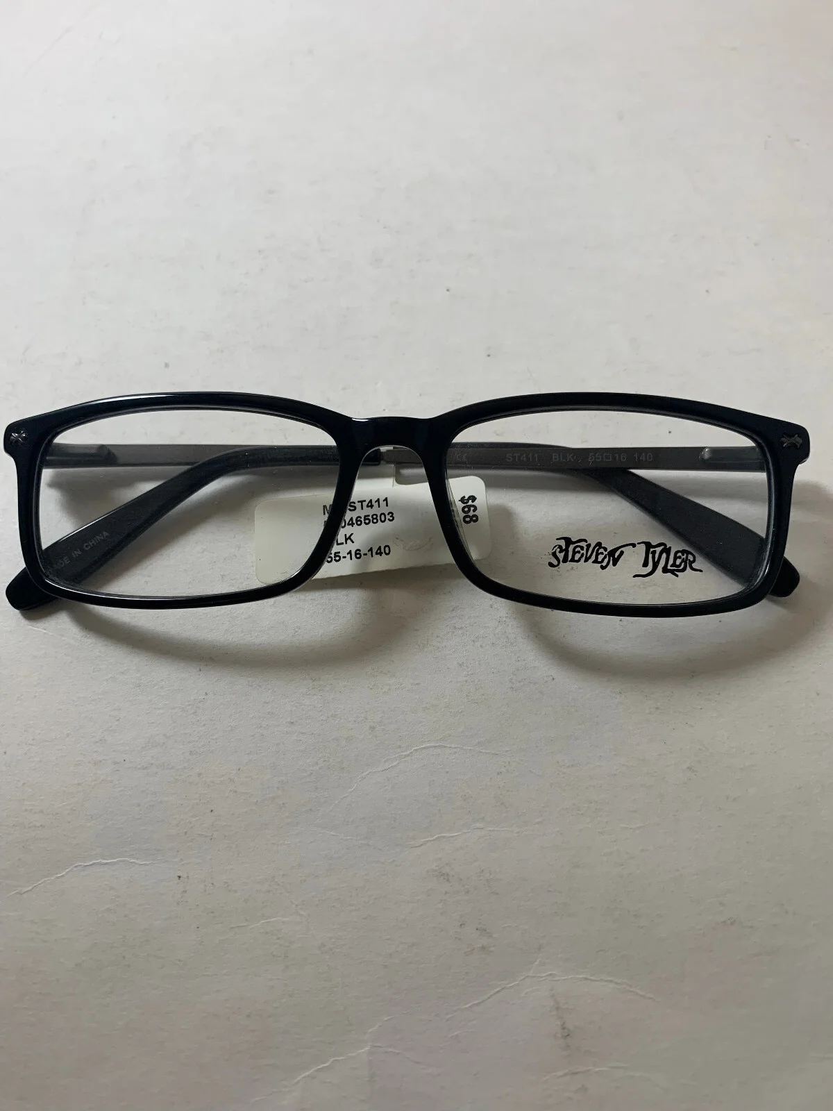 Steven Tyler St411 Eyeglass Frames Color: Blk Size: 55-16-140 $68.00 Aerosmith