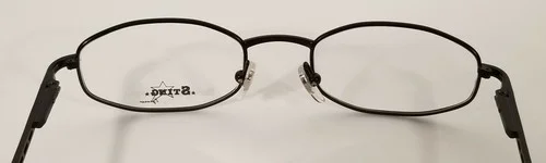 *STING* Black Metal Modified Oval Eyeglass Frames 49□20 -135 NOS VINTAGE 1990 4