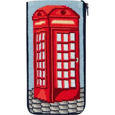 Stitch and Zip Eyeglass Case Kit SZ485 - English Phone Booth