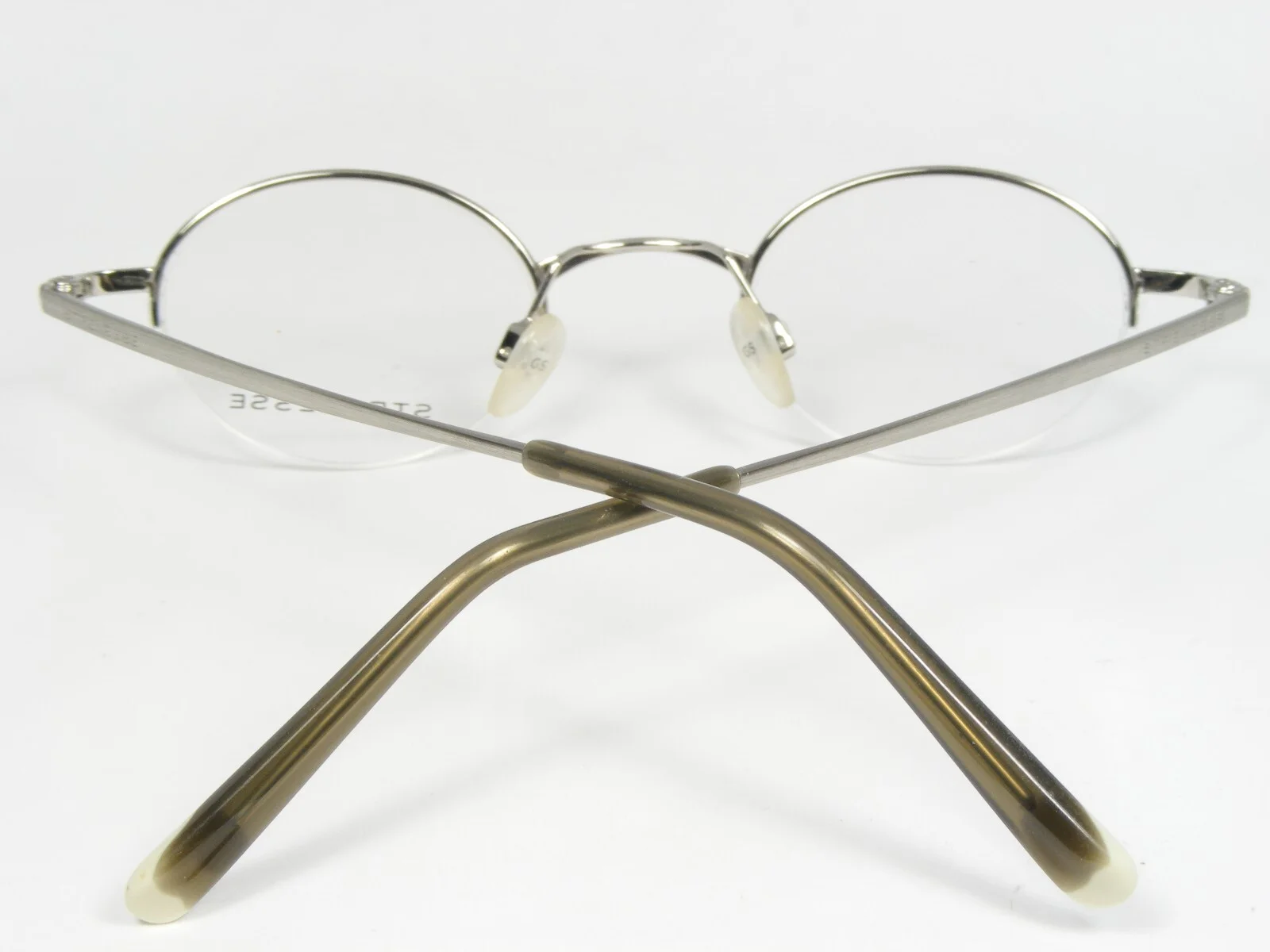 STRENESSE Mod. 4208 200 SILVER EYEGLASSES GLASSES METAL FRAME 39-22-140mm Japan 3