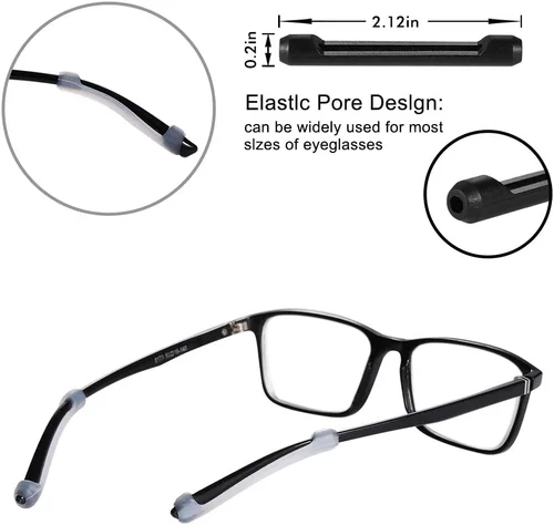 Summer Lemon 16 Pairs Eyeglasses Retainers Premium Silicone Anti-Slip Eyeglas... 4