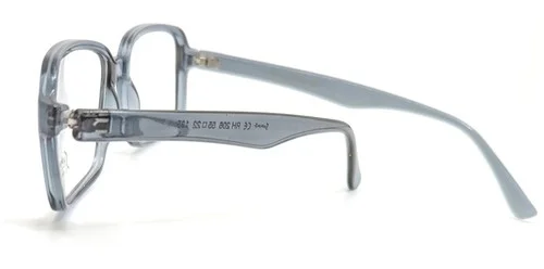 Summit RH206 Plastic Gray Unisex Eyeglasses Frames 55-22-135 Made In Turkey. 3