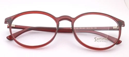 Summit Rh231 Round Maroon Unisex Plastic EyeGlasses Frame 46-17-135 Turkey.