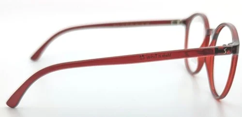 Summit Rh231 Round Maroon Unisex Plastic EyeGlasses Frame 46-17-135 Turkey. 4