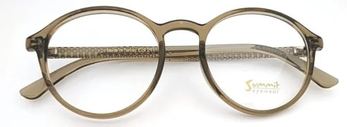 Summit RH232 Round Plastic Eyeglasses Frames 50-20 135 Unisex