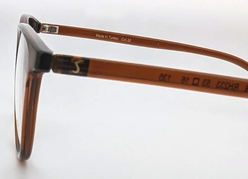 Summit RH233 Plastic brown women Eyeglasses Frames 53-16-135 Made In Turkey. 3