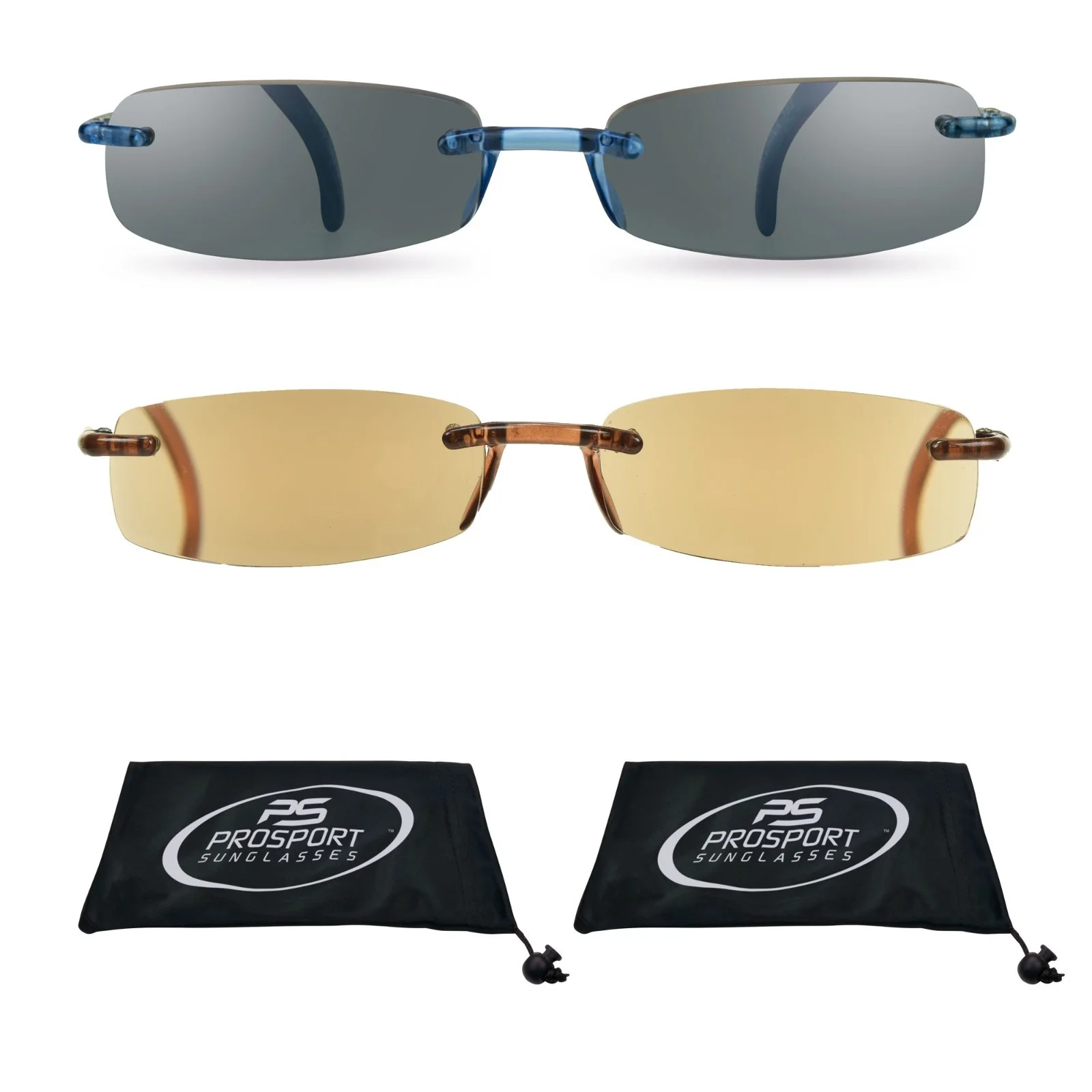 Sun Readers Thin Full Lens Tinted Reading Sunglasses Rimless Small Light Weight 4
