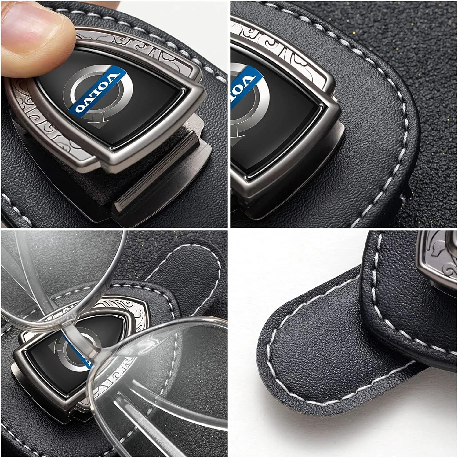 sun visor eyeglass holder for volvo 3