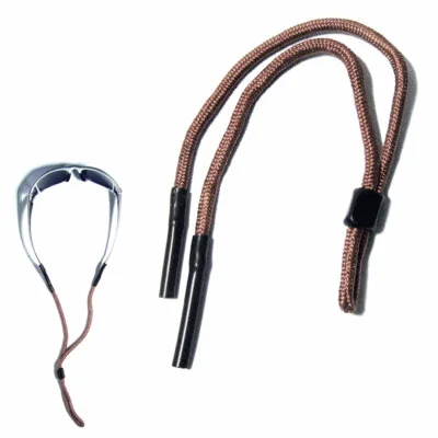 Sunglass Neck Strap Eyeglass Cord Lanyard String Holder Adjustable Sports Brown