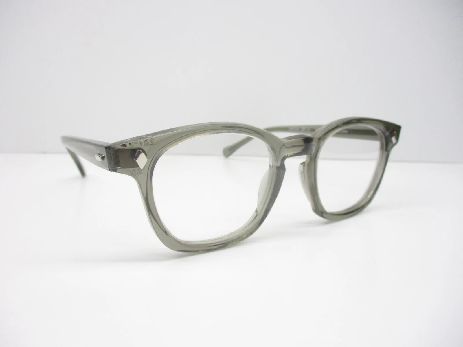 Sunglasses 60s Style Horn Rim Hipster Custom Honey Amber Hi Def 48 Hoya Medium 3