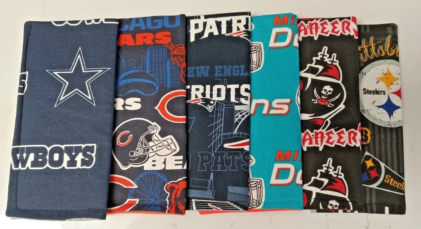 Sunglasses / Eyeglass Soft Fabric Case - NFL Print - padded and lined
