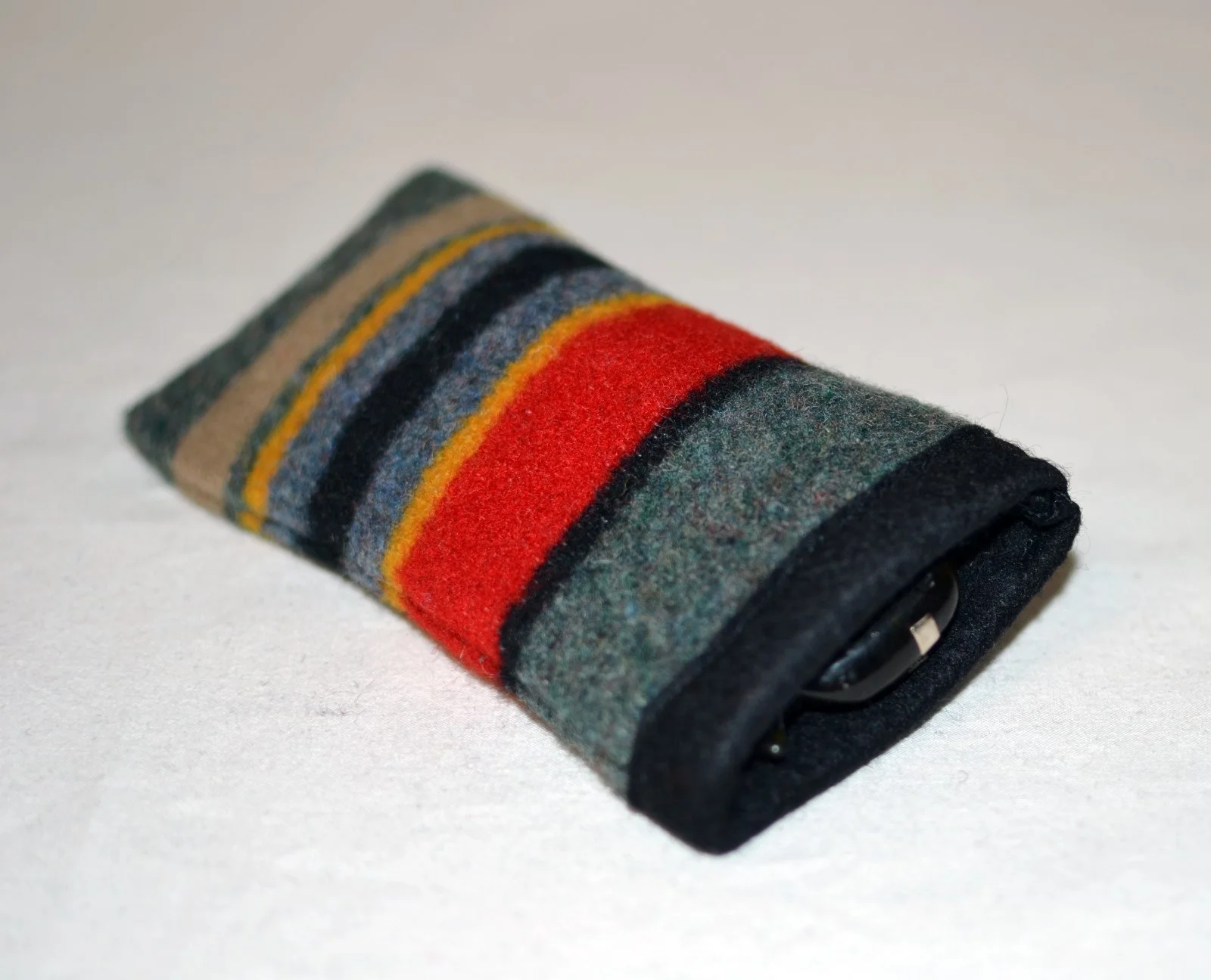 SunGlasses Eyeglasses Glasses Case Pouch Green Yakima Camp wool blanket fabric 3