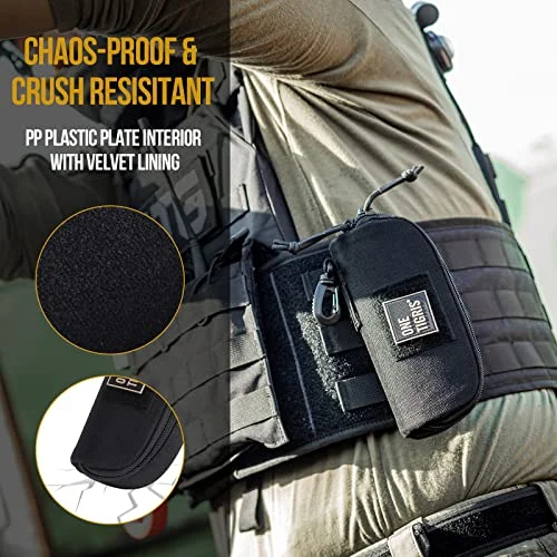 Sunglasses Hard Case Tactical Eyeglasses Sturdy Carrying Case with Belt Clip 3