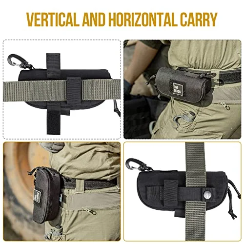 Sunglasses Hard Case Tactical Eyeglasses Sturdy Carrying Case with Belt Clip 4