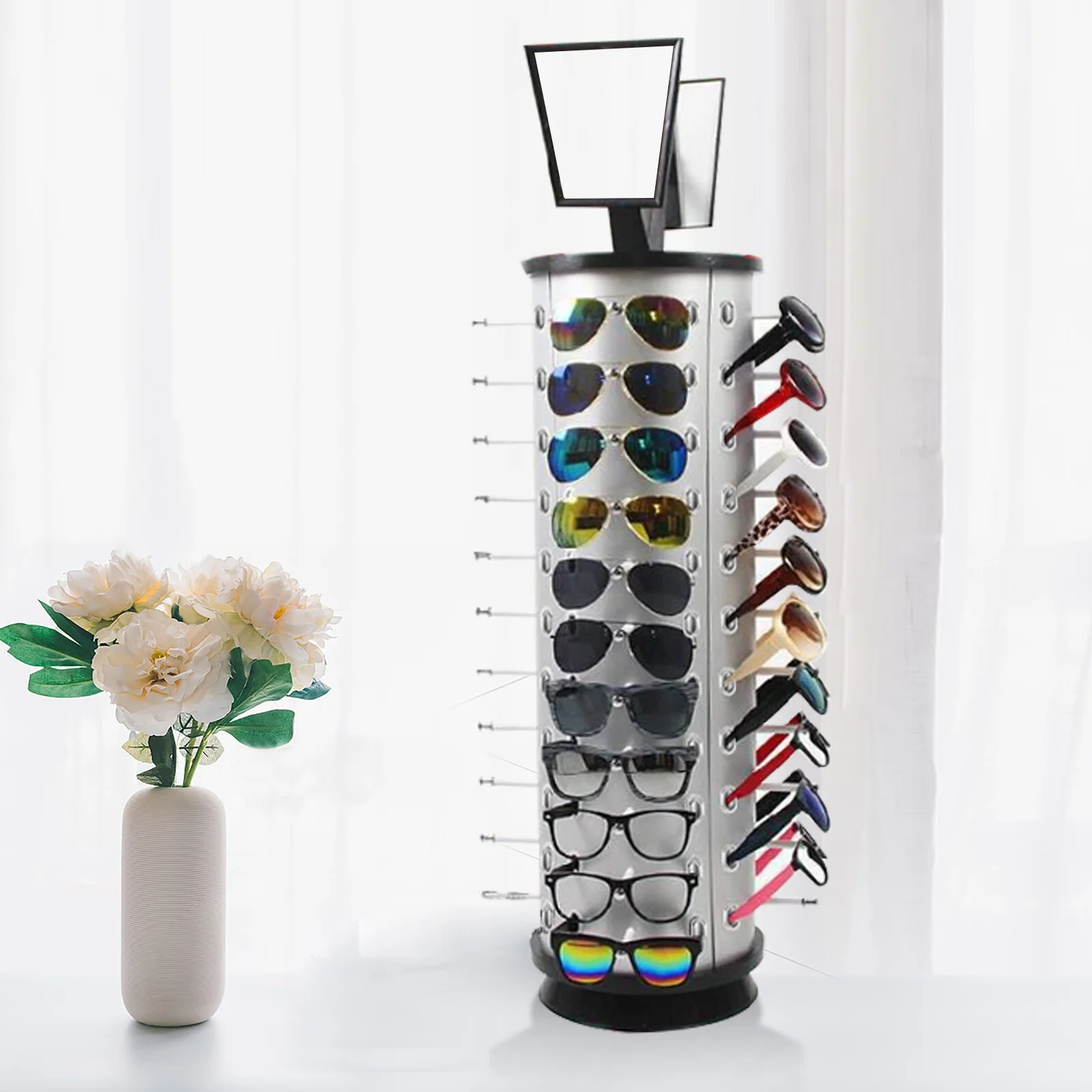 Sunglasses Holder Organizer Rack Eyeglass Turning Commercial Display Stand 2