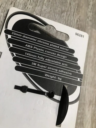 Sunlite Sport Bicycle Helmet Mirror & Eye Glass Mount 33mm Mirror NEW 3