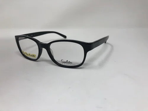 Sunlites Eyeglasses Frame SL4014 001 Black Flex Hinge Full Rim UN33 3
