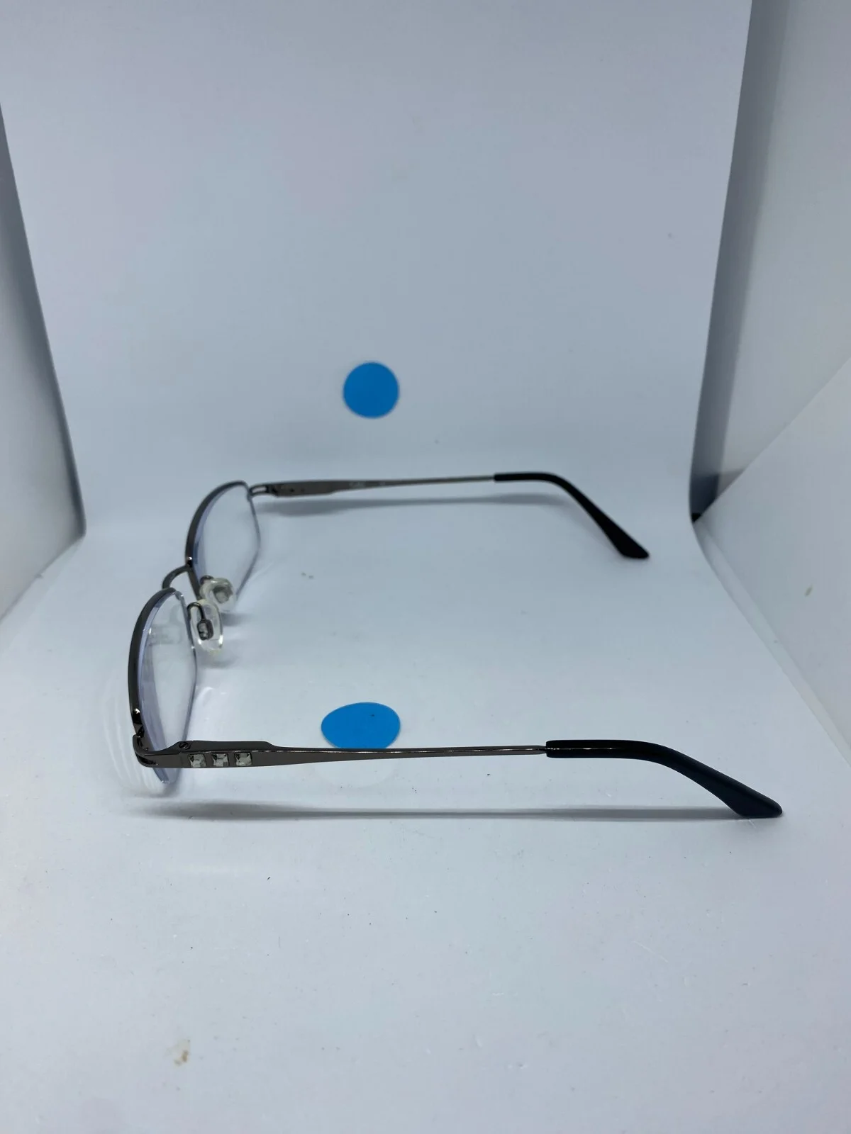 Sunlites SL5002033 HEATHER Mens Square Semi Rimless Eyeglasses 51-17 130 03/14 3