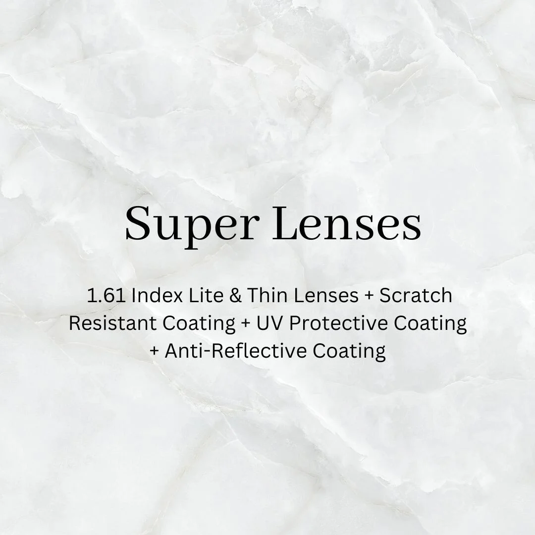 Super Lenses Polycarbonate/Anti-Glare/Thin
