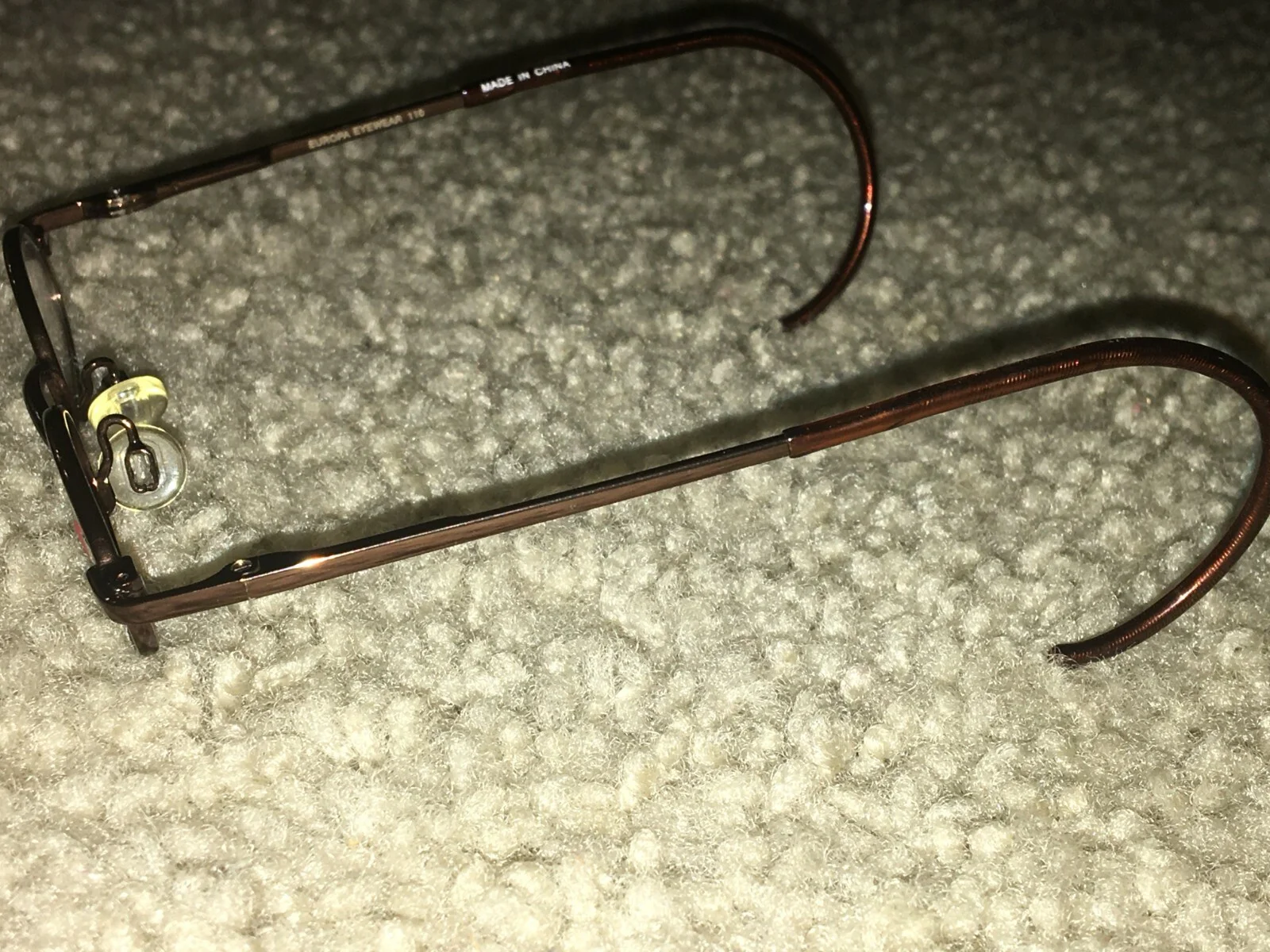 super small INFANT EYEGLASS FRAMES w/ CABLE TEMPLES 32-16-110 Europa cute! 3