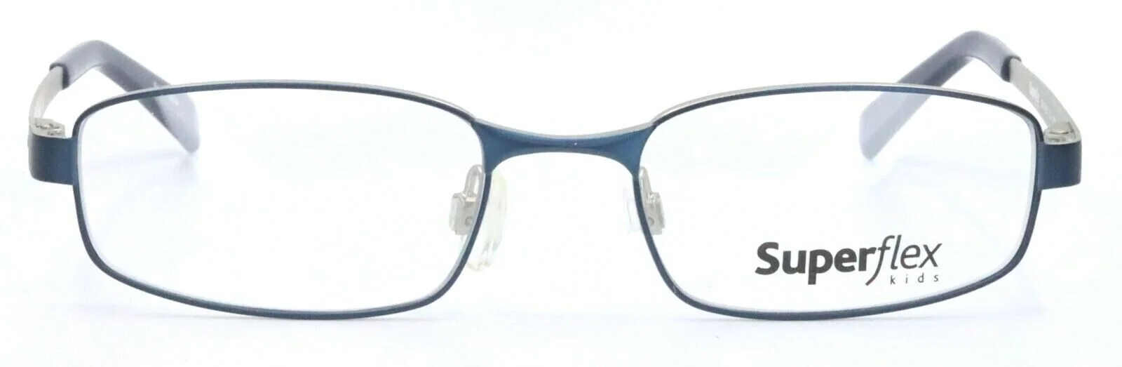 SUPERFLEX Kids SFK-123 C2 Matte Blue Rectangle Eyeglasses Frames 45-17-125 2
