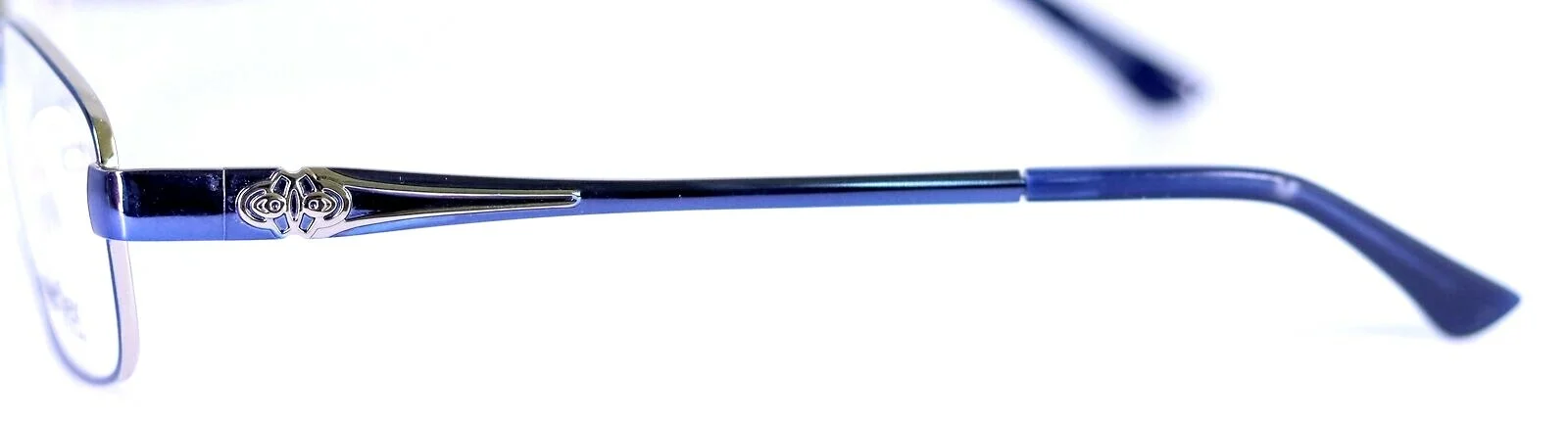 SUPERFLEX SF-1080T C.1 Periwinkle Silver Titanium Eyeglasses 53-17-140 PB1 4