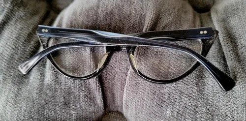 Swan USA Vintage Retro 1950s/60s Size 5 1/2 Eyeglasses Cat Eye Glasses W/ Lenses 2